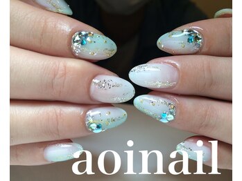 アオイネイル(aoinail)/縦ライン☆