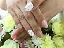 プルミエ ネイル(Premier Nail)/ストーンをちらして☆ヌーディ