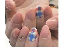 グラマラス アンジェアイ 荻窪店(glamourous ange eye)/チェックネイル