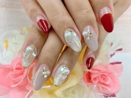 [中村秋冬☆タイダイネイル！