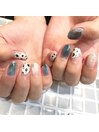 ダルメシアンネイル 9500円