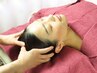 《肩凝りや睡眠の悩みを解消へ！》ヘッドスパ＋首肩腕デコルテリンパ　60分　