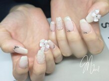 マニル アンド ネトラ(manil & netola)/ホワイト×キルティング×リボン