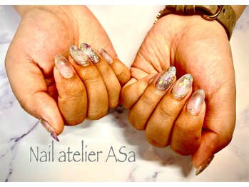 アーザ 吉祥寺(ASa)/マグネット紫陽花ネイル☆