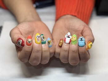 Nail&Eyelash ROYAL STARの写真/【LIVE・イベント応援】手元を見るたび心躍る♪パーツやアートを贅沢に使った、圧倒的華やかデザイン◎