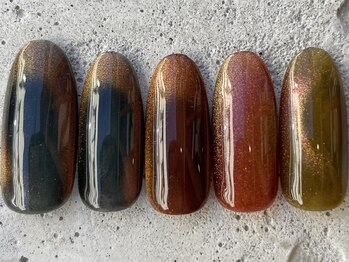 フリークネイル(FREAK Nail)/オータムくすみマグネット¥10000