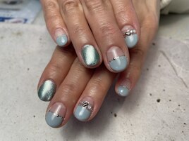 マグネットを入れた定額ネイル！