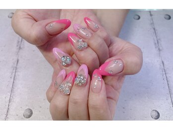 ネイル ビューティーマジック 葛西本店/ゴージャスフレンチネイル