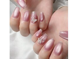大人気水光マグ×ラメフレンチ