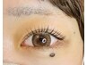 《パリエク》parisienne lash liftの施術後Flat hold lash60本　¥13800→