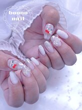 ブーネイル(boooo nail)/キティちゃんネイル