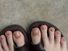 フットサンプルデザインネイル　¥9500→　¥7900