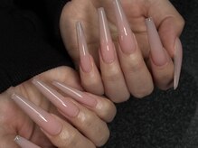 ダークハニー 原宿店(Dark Honey)/ロングネイル/ベージュ