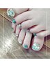 【フットネイル】定額デザイン☆パラジェル☆￥8500☆