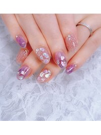 ニュアンス＆シェルネイル
