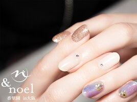 紫陽花クラゲニュアンスネイル