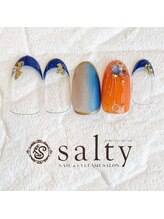 ネイルアンドアイラッシュサロン ソルティ 寺田町(salty)/フレンチネイル