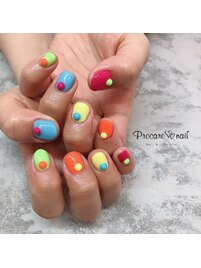 【HAND】カラフルドット／小野