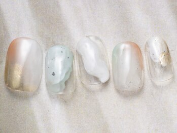 アイネイルズ 天神今泉店(I-nails)/【miho.y】サマーニュアンス