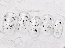 ネイルメゾン 池袋店(NAIL MAISON)/クリアベースダルメシアン¥8050