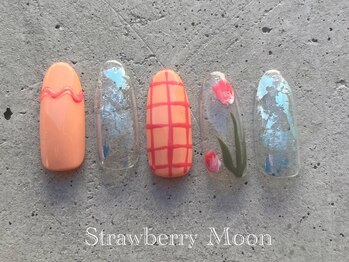 サロンストロベリームーン(Salon Strawberry Moon)/チューリップネイル ¥7980