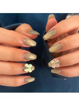ジーナネイル 北千住(Zina nail)/微粒子マグネットネイル
