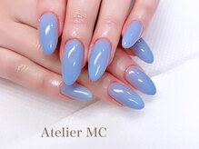 アトリエ エムシー 新富町(Atelier MC)/春色ワンカラーネイル