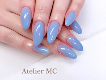 春色ワンカラーネイル