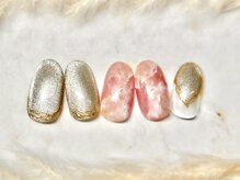 ネウィ ネイル 銀座(newi nail)/パラジェル　大理石ネイル