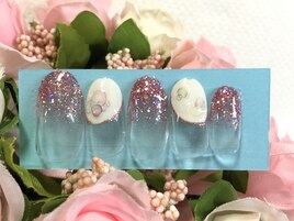 たらし込み風アート☆￥6,300