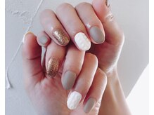 ネイルサロン ティフィン(tiffin)/～冬本番！ニットネイル～