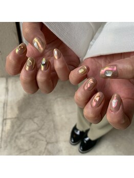 ネイルスペース ジェイズ ピンキー(NAIL SPACE J's PINKY)/オーロラミラー