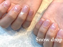 スノー ドロップ(Snow drop)/クリアネイル