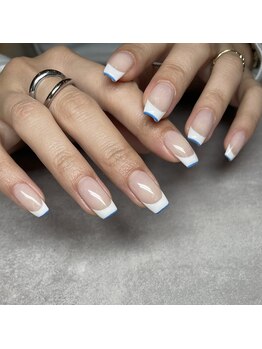 Mネイルアンドカフェ シェレステ/フレンチネイル