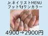 【JrネイリストMENU】フットワンカラー4900→2900円※内容をご確認ください
