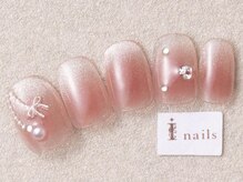 アイネイルズ 三宮店(I nails)/チークマグミニりぼん