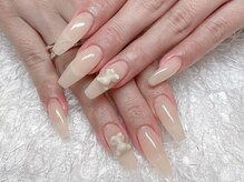 レアネイル 新宿(le'a nail)/長さ出しワンカラー