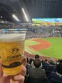 セラヴィ 吉祥寺店&nbsp;ファイターズファンです！球場で飲むビールは最高♪