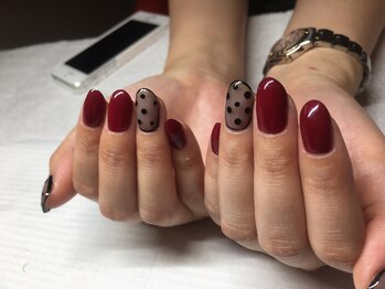 シースルードットネイル