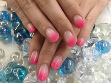 プルミエ ネイル(Premier Nail)/ピンクカラグラ☆シンプルネイル