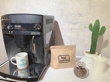 大好評！hug coffeeのコーヒーorハーブティーのサービスあり♪