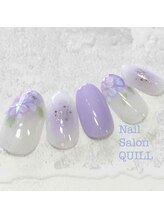 ネイルサロン クイル(QUILL)/６月あじさい（１）