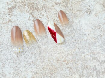 アンベリール 横浜店(Embellir)/(1682)アーガイルネイル