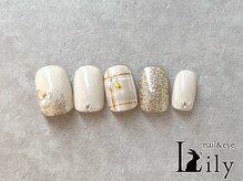 リリー 橋本店(Lily)/大人チェックネイル