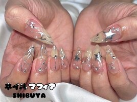Y2K /クリアネイル/海外風/渋谷