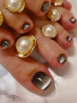 マグネットジェルネイル