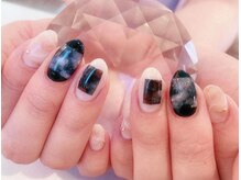シェリ ネイル(Cherie Nail)/ニュアンス×ブロックネイル