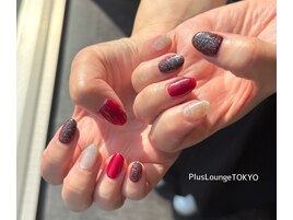 60分アート★ボルドーちぐはぐ♪