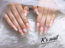ケイズネイル 八王子(K's Nail Salon)/チークネイルｘハート