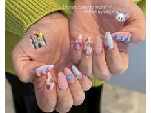 バラ 熊本店(VALLA)/ぷっくりDisneyネイル♪